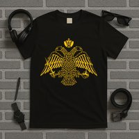 Double Headed Eagle Byzantine Christian Orthodox Emblem T-Shirt
