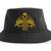 Double Headed Eagle Byzantine Christian Orthodox Emblem Sustainable Bucket Hat
