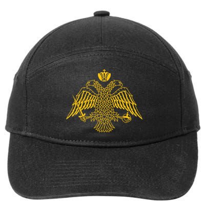 Double Headed Eagle Byzantine Christian Orthodox Emblem 7-Panel Snapback Hat