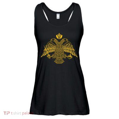 Double Headed Eagle Byzantine Christian Orthodox Emblem Ladies Essential Flowy Tank