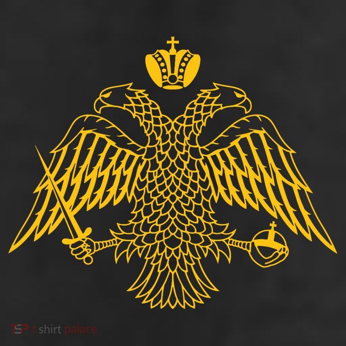 Double Headed Eagle Byzantine Christian Orthodox Emblem 25L Jumbo Tote