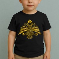 Double Headed Eagle Byzantine Christian Orthodox Emblem Toddler T-Shirt
