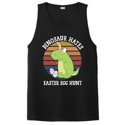 Dinosaur Hates Easter Egg Hunt T Rex Bunny Ears Easter Funny Gift Funny Gift PosiCharge Competitor Tank