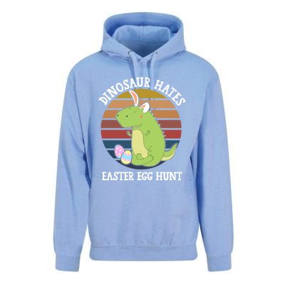 Dinosaur Hates Easter Egg Hunt T Rex Bunny Ears Easter Funny Gift Funny Gift Unisex Surf Hoodie