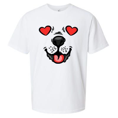 Dog Heart Eyes Valentines Day Cute Puppy Doggie Pet Lover Sueded Cloud Jersey T-Shirt