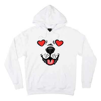 Dog Heart Eyes Valentines Day Cute Puppy Doggie Pet Lover Hoodie