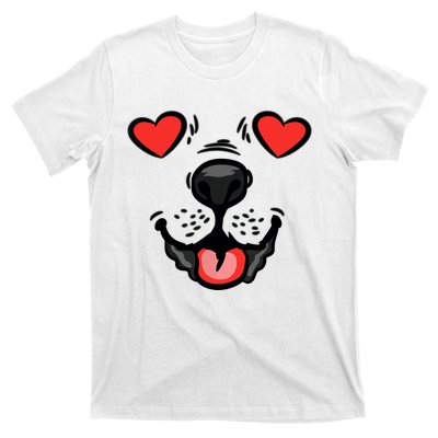 Dog Heart Eyes Valentines Day Cute Puppy Doggie Pet Lover T-Shirt