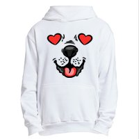 Dog Heart Eyes Valentines Day Cute Puppy Doggie Pet Lover Urban Pullover Hoodie