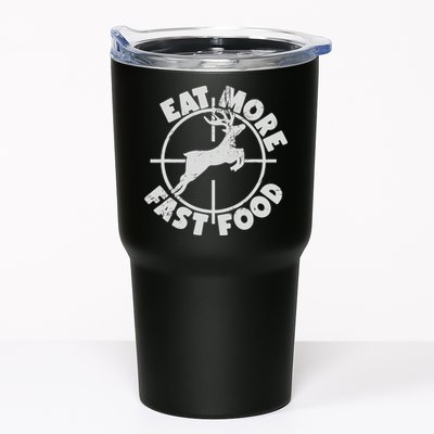 Deer Hunting Eat More Fast Food Funny Tee For Hunters Tumbler