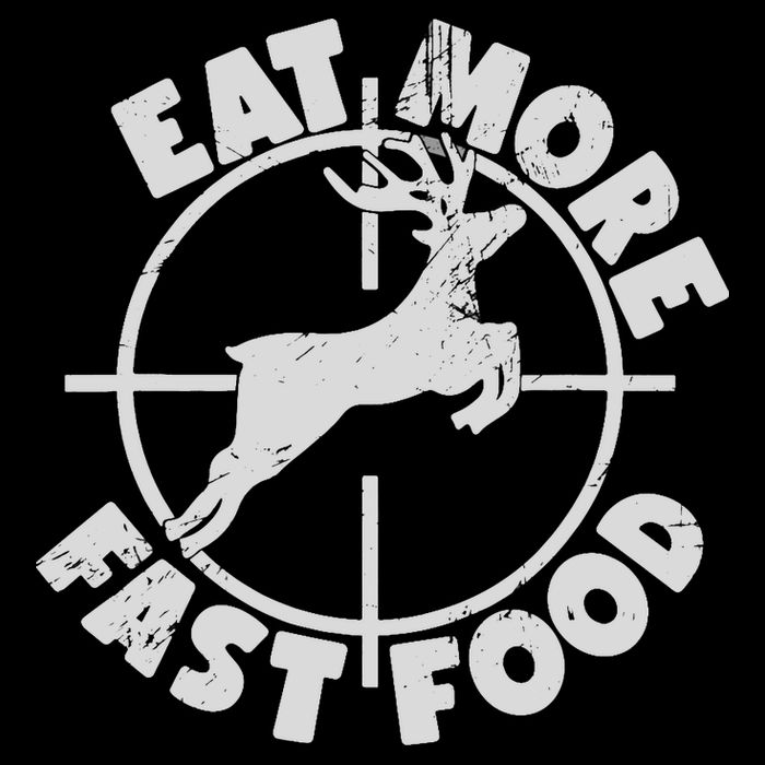 Deer Hunting Eat More Fast Food Funny Tee For Hunters Mousepad