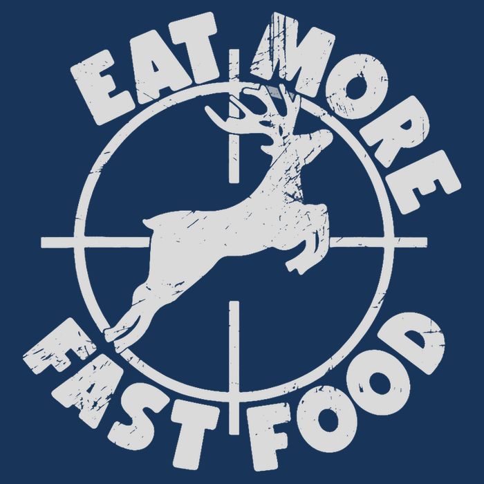 Deer Hunting Eat More Fast Food Funny Tee For Hunters Infant Baby Jersey Bodysuit