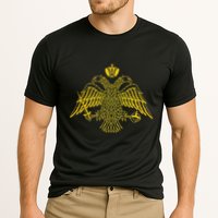 Double Headed Eagle Byzantine & Christian Orthodox Emblem Performance Shirt