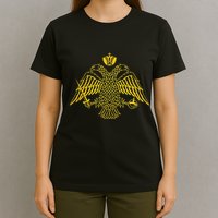 Double Headed Eagle Byzantine & Christian Orthodox Emblem T-Shirt
