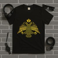 Double Headed Eagle Byzantine & Christian Orthodox Emblem T-Shirt