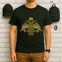 Double Headed Eagle Byzantine & Christian Orthodox Emblem T-Shirt