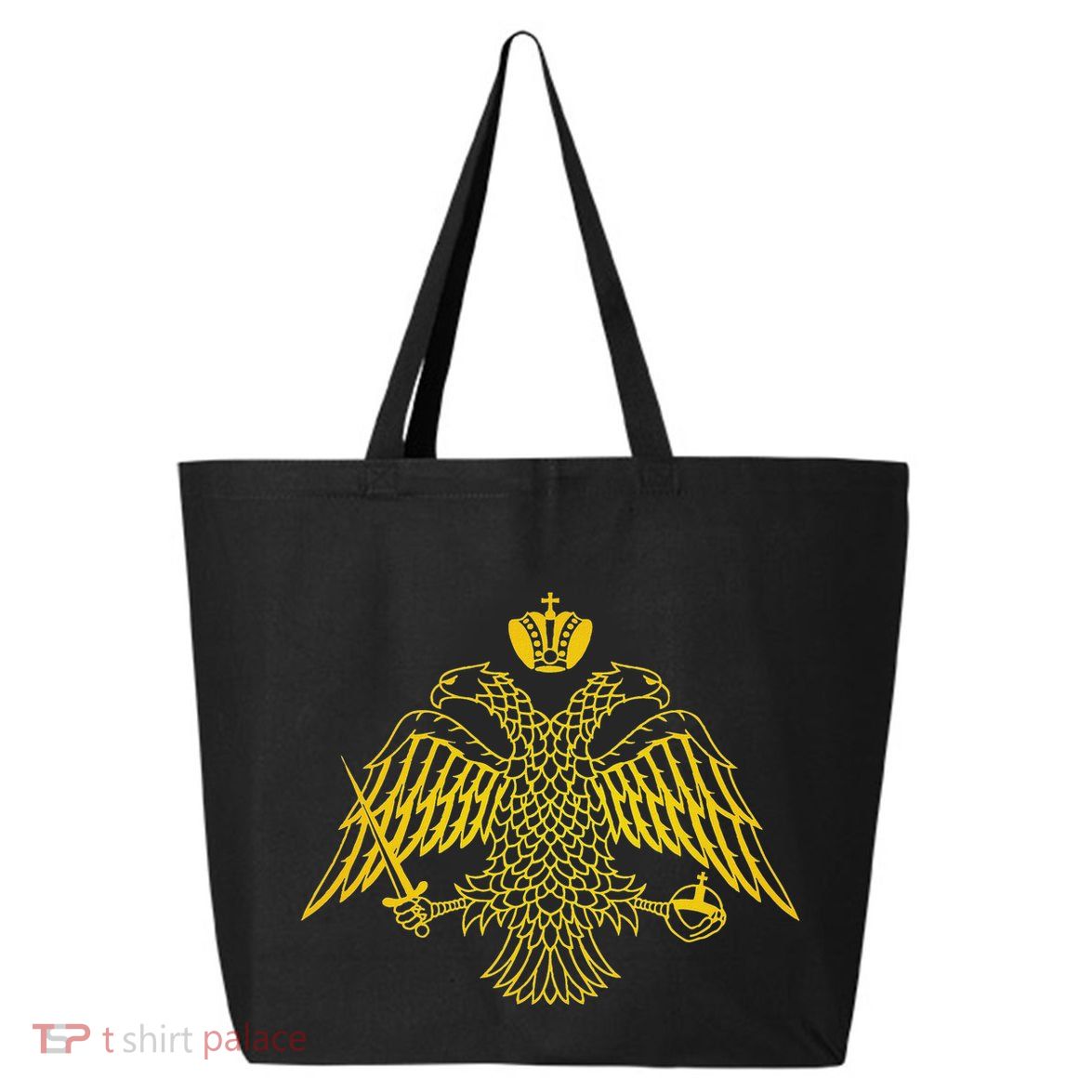 Double Headed Eagle Byzantine & Christian Orthodox Emblem 25L Jumbo Tote