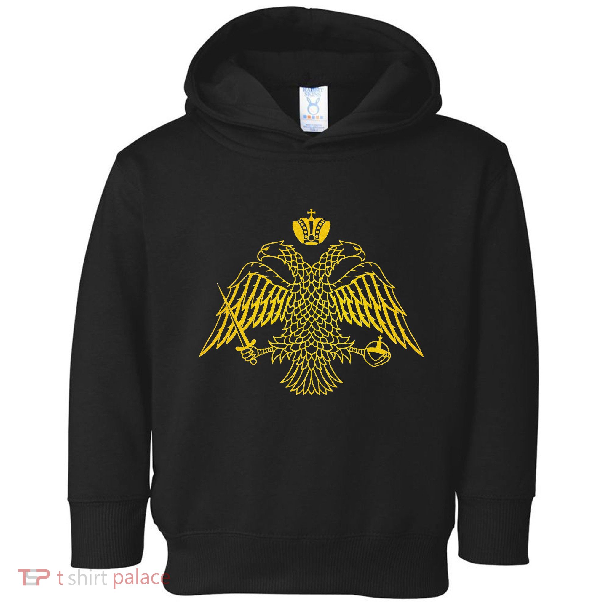 Double Headed Eagle Byzantine & Christian Orthodox Emblem Toddler Hoodie