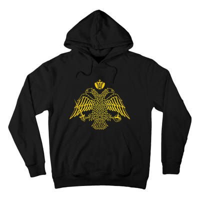 Double Headed Eagle Byzantine & Christian Orthodox Emblem Tall Hoodie