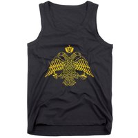 Double Headed Eagle Byzantine & Christian Orthodox Emblem Tank Top