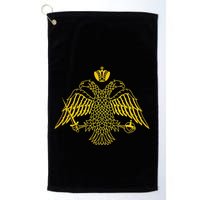Double Headed Eagle Byzantine & Christian Orthodox Emblem Golf Towel