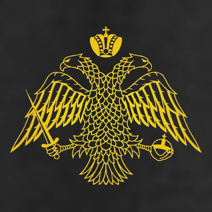 Double Headed Eagle Byzantine & Christian Orthodox Emblem Golf Towel