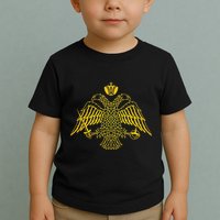 Double Headed Eagle Byzantine & Christian Orthodox Emblem Toddler T-Shirt