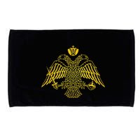 Double Headed Eagle Byzantine & Christian Orthodox Emblem Microfiber Hand Towel
