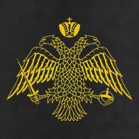 Double Headed Eagle Byzantine & Christian Orthodox Emblem Microfiber Hand Towel
