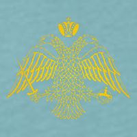 Double Headed Eagle Byzantine & Christian Orthodox Emblem Sueded Cloud Jersey T-Shirt