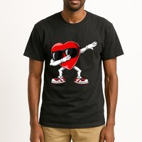 Dabbing Heart FunnyValentines Day Red Heart Tall T-Shirt