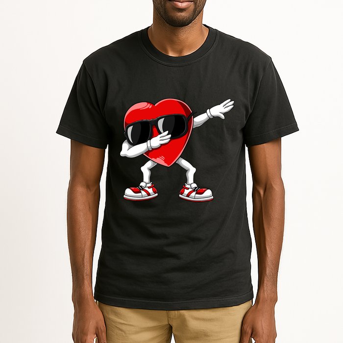 Dabbing Heart FunnyValentines Day Red Heart Tall T-Shirt
