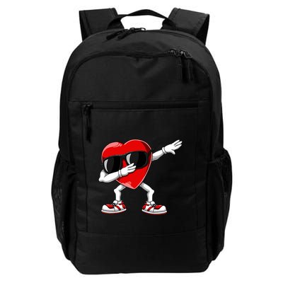 Dabbing Heart FunnyValentines Day Red Heart Backpack