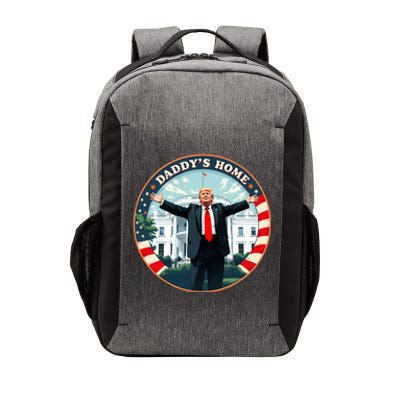 Daddys Home Funny Donald Trump White House 2024 President 47 Sweatshirt Vector Backpack