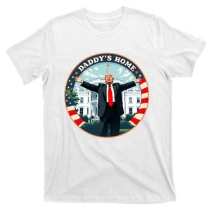 Daddys Home Funny Donald Trump White House 2024 President 47 Sweatshirt T-Shirt