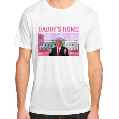 DaddyS Home Funny Pink Trump White House 2024 Adult ChromaSoft Performance T-Shirt