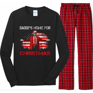 DaddyS Home For Christmas Santa Trump Xmas Long Sleeve Pajama Set