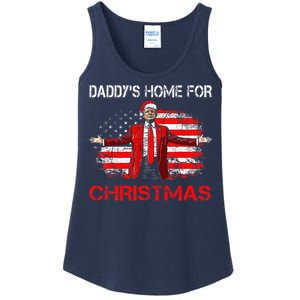 DaddyS Home For Christmas Santa Trump Xmas Ladies Essential Tank