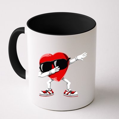 Dabbing Heart Funny Gifts Valentines Day Mug