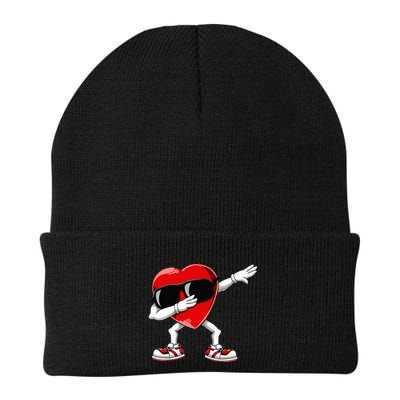 Dabbing Heart Funny Gifts Valentines Day Beanie