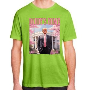 Daddys Home Funny Trump Daddys Coming Home 2024 Maga 2024 Adult ChromaSoft Performance T-Shirt