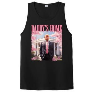 Daddys Home Funny Trump Daddys Coming Home 2024 Maga 2024 PosiCharge Competitor Tank