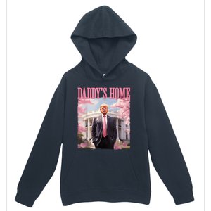 Daddys Home Funny Trump Daddys Coming Home 2024 Maga 2024 Urban Pullover Hoodie