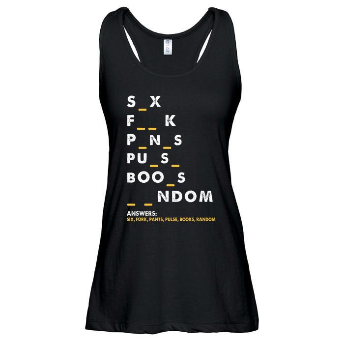 Dirty Humor For Dirty Mind Graphic Ladies Essential Flowy Tank