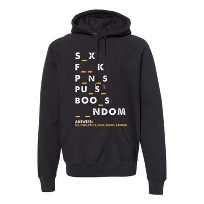 Dirty Humor For Dirty Mind Graphic Premium Hoodie