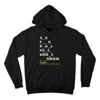 Dirty Humor For Dirty Mind Graphic Tall Hoodie