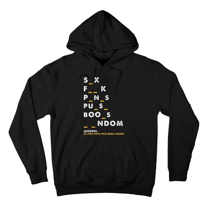 Dirty Humor For Dirty Mind Graphic Tall Hoodie