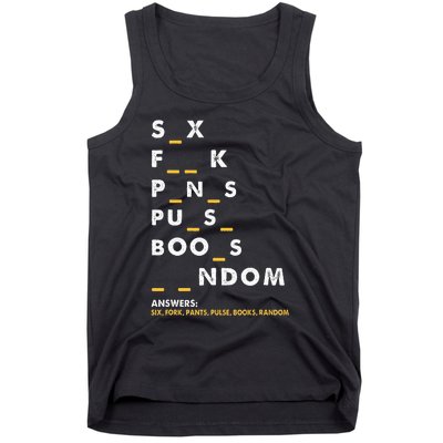 Dirty Humor For Dirty Mind Graphic Tank Top