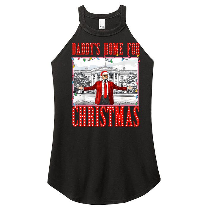 DaddyS Home For Christmas Trump Women’s Perfect Tri Rocker Tank