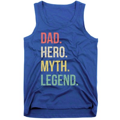 Dad Hero Funny Father Legendary Daddy Dad Joke Lover Gift Tank Top