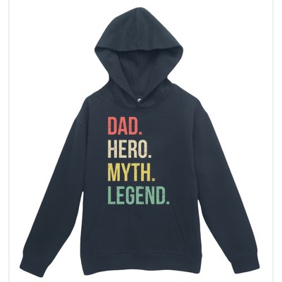 Dad Hero Funny Father Legendary Daddy Dad Joke Lover Gift Urban Pullover Hoodie